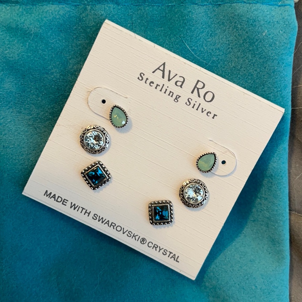 Ava Ro Sterling Silver Earrings